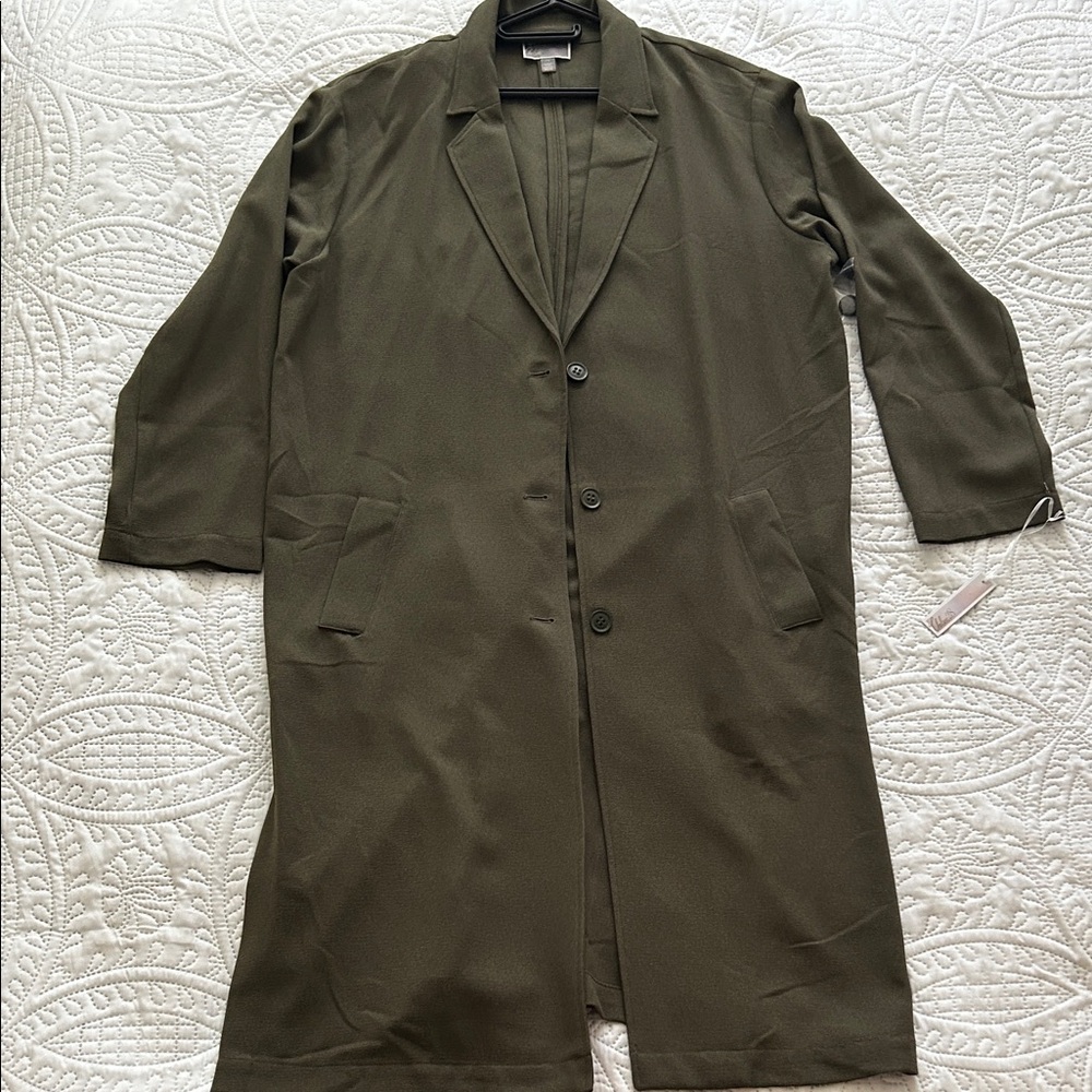 Chelsea28 Olive Trench Coat